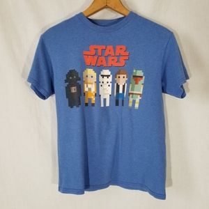 Star Wars kids blue tshirt size xl (14/16)